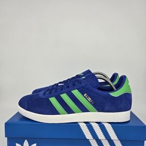 New Adidas Gazelle 'Royal Blue Energy Green' JH5389 Men's Shoes Size 12